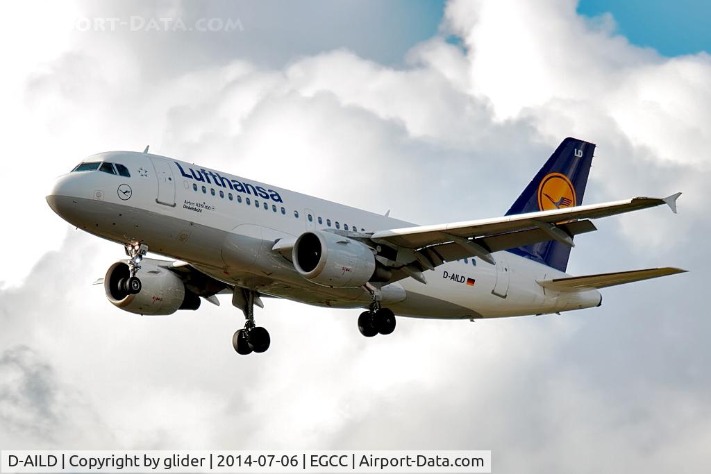 D-AILD, 1996 Airbus A319-114 C/N 623, finals