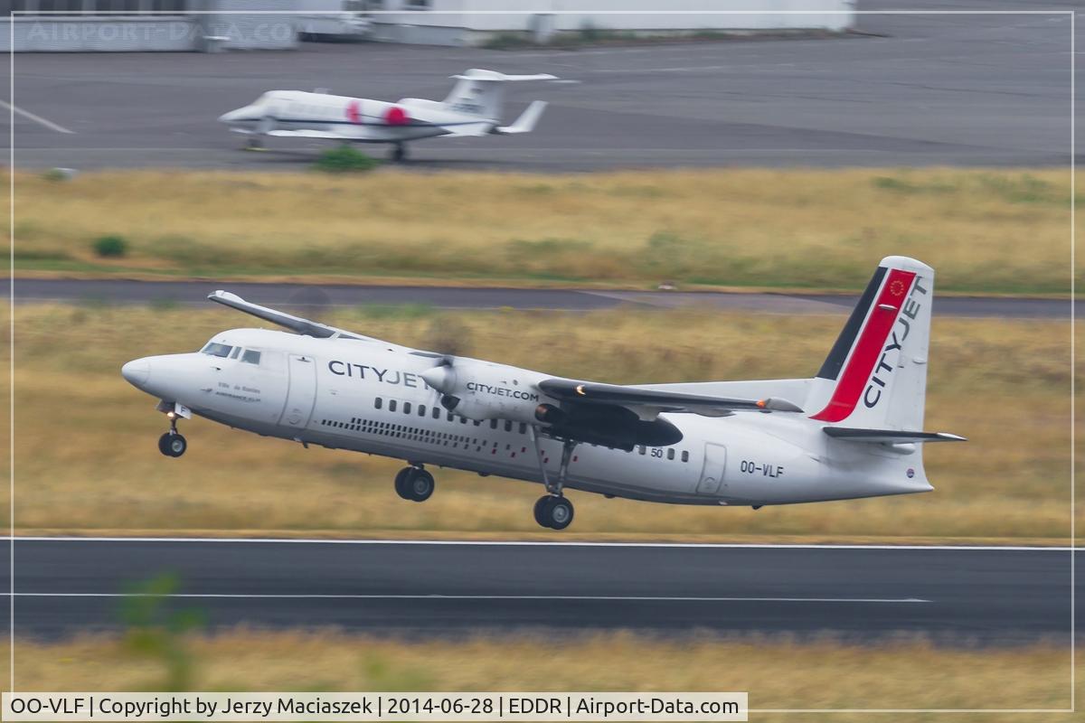 OO-VLF, 1991 Fokker 50 C/N 20208, 1991 Fokker 50