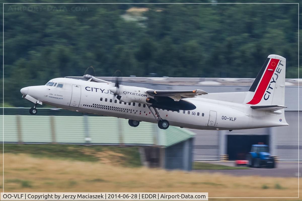 OO-VLF, 1991 Fokker 50 C/N 20208, 1991 Fokker 50