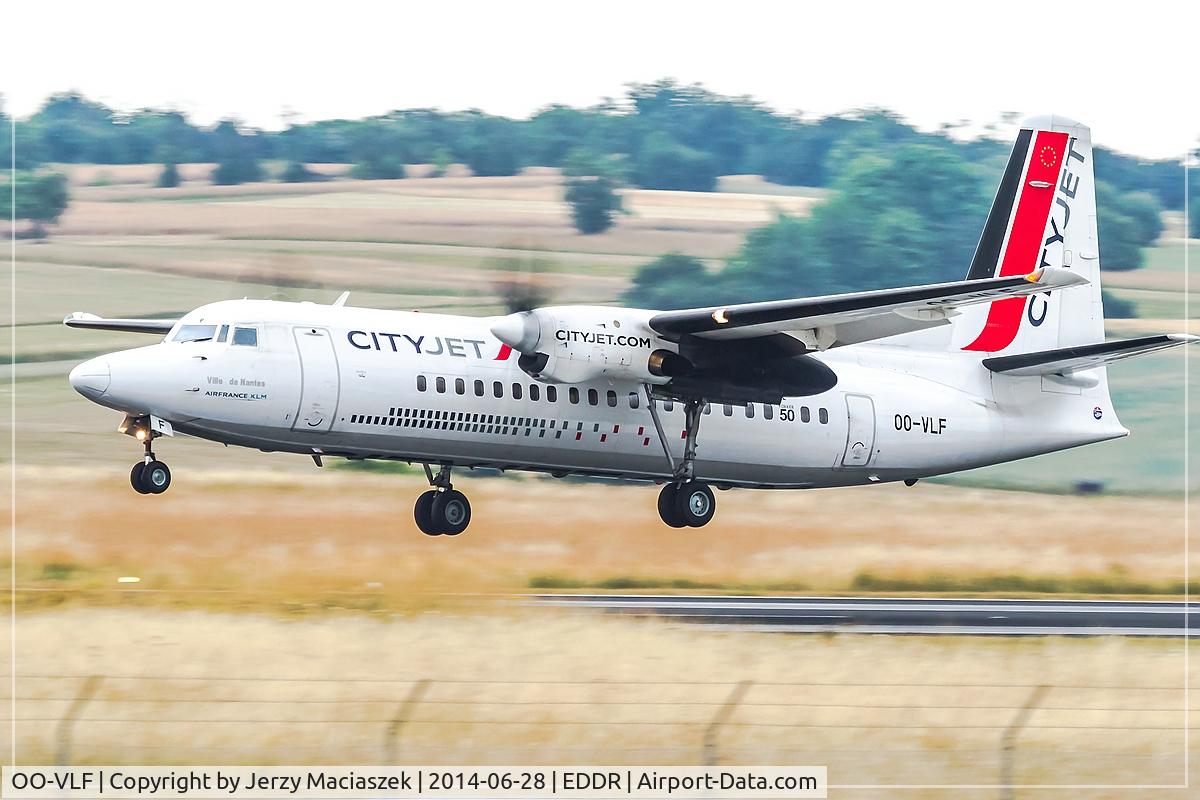 OO-VLF, 1991 Fokker 50 C/N 20208, Fokker 50