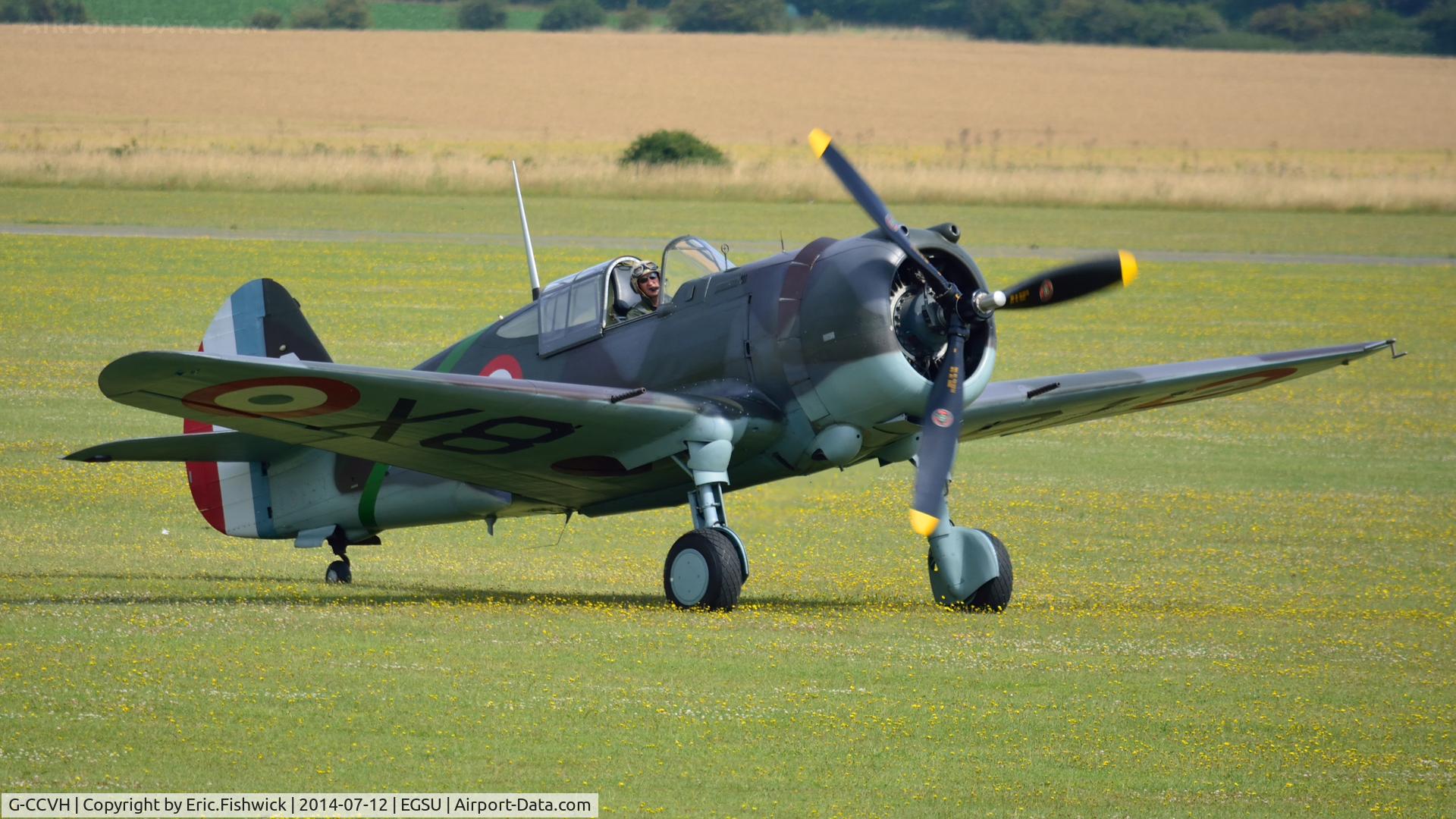 G-CCVH, 1939 Curtiss H-75A-1 C/N 12881, 3. G-CCVH at The Flying Legends Air Show, IWM Duxford. July,2014.