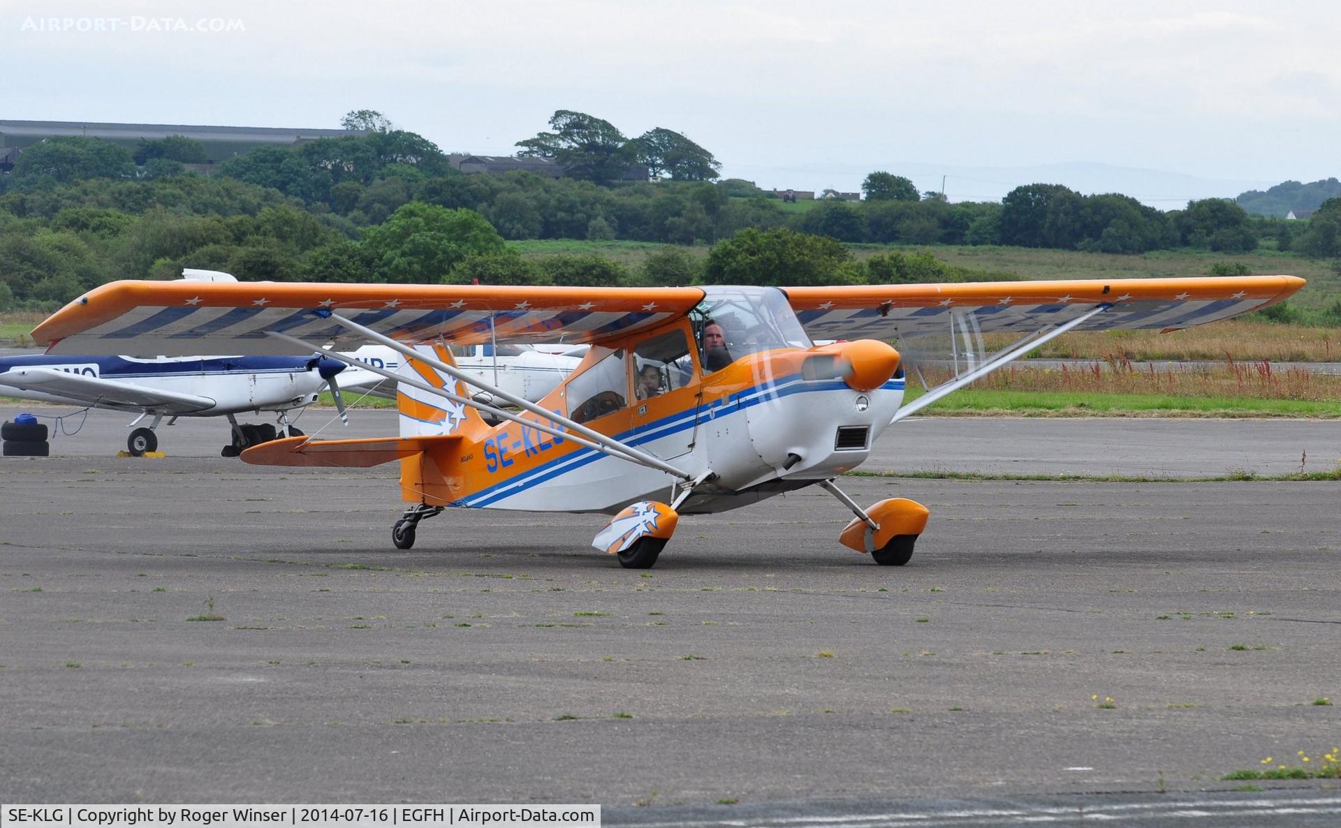 SE-KLG, 1978 Bellanca 8KCAB Decathlon Decathlon C/N 393-78, Visiting Super Decathlon.