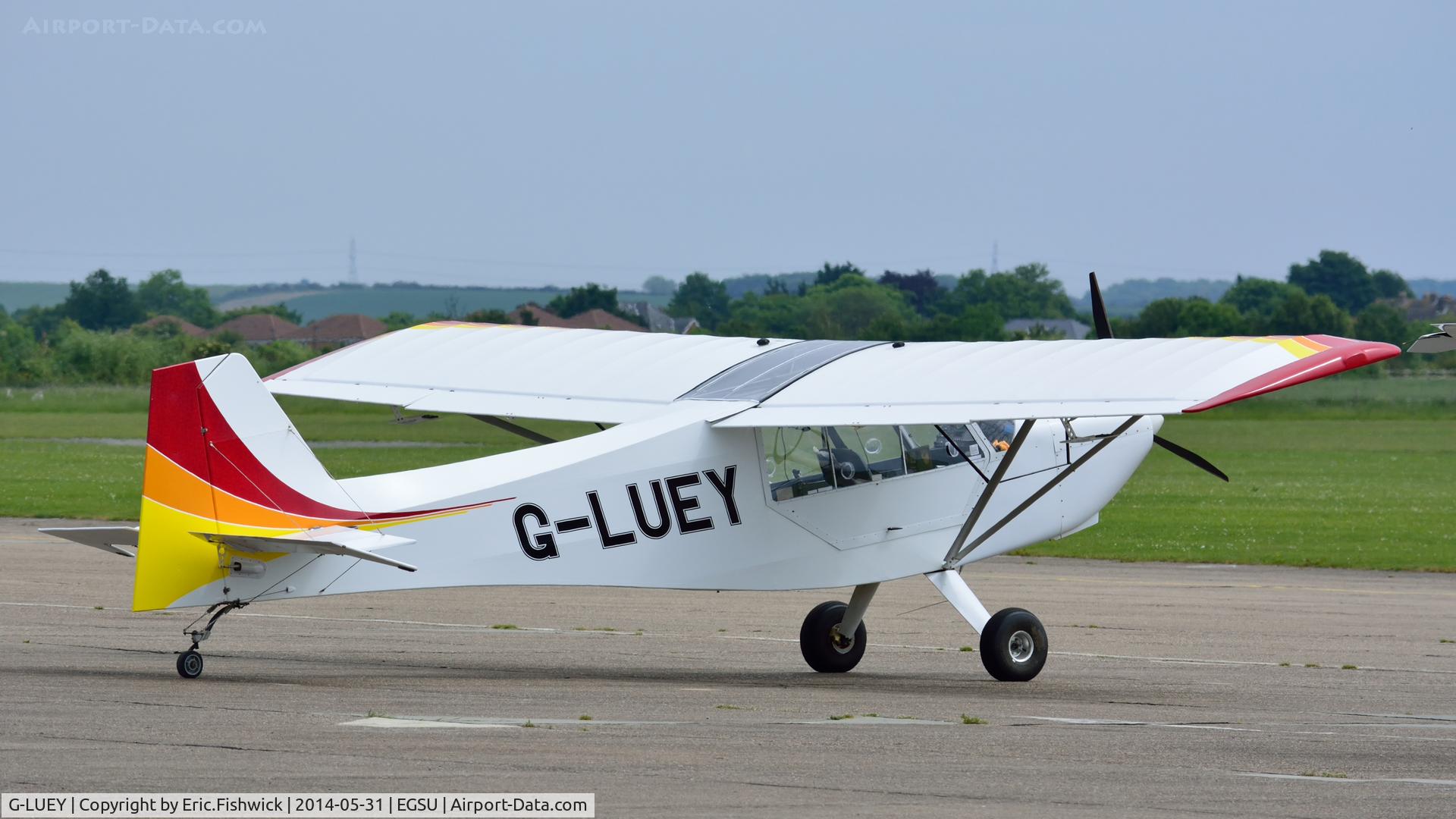 G-LUEY, 2010 Rans S-7S Courier C/N LAA 218-14772, 2. G-LUEY visiting Duxford Airfield.