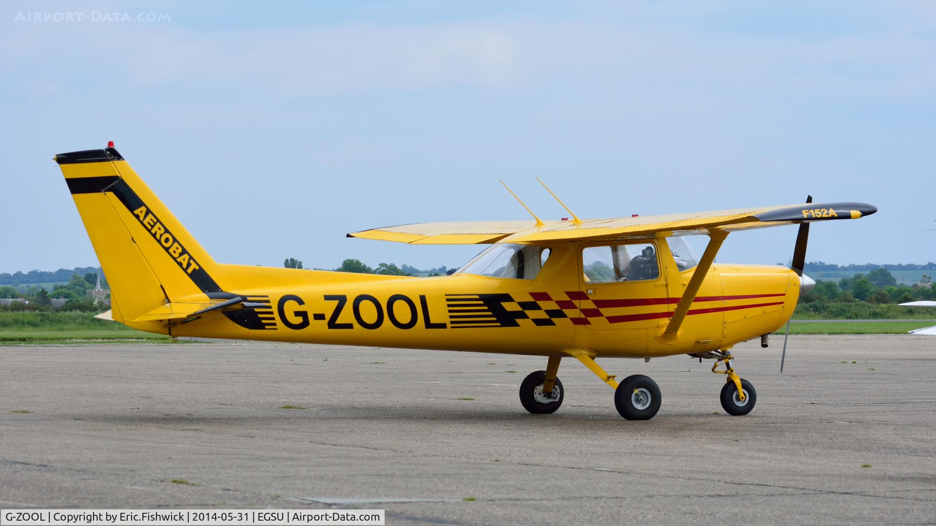 G-ZOOL, 1979 Reims Cessna FA152 C/N 0357, 2. G-ZOOL visiting Duxford Airfield.