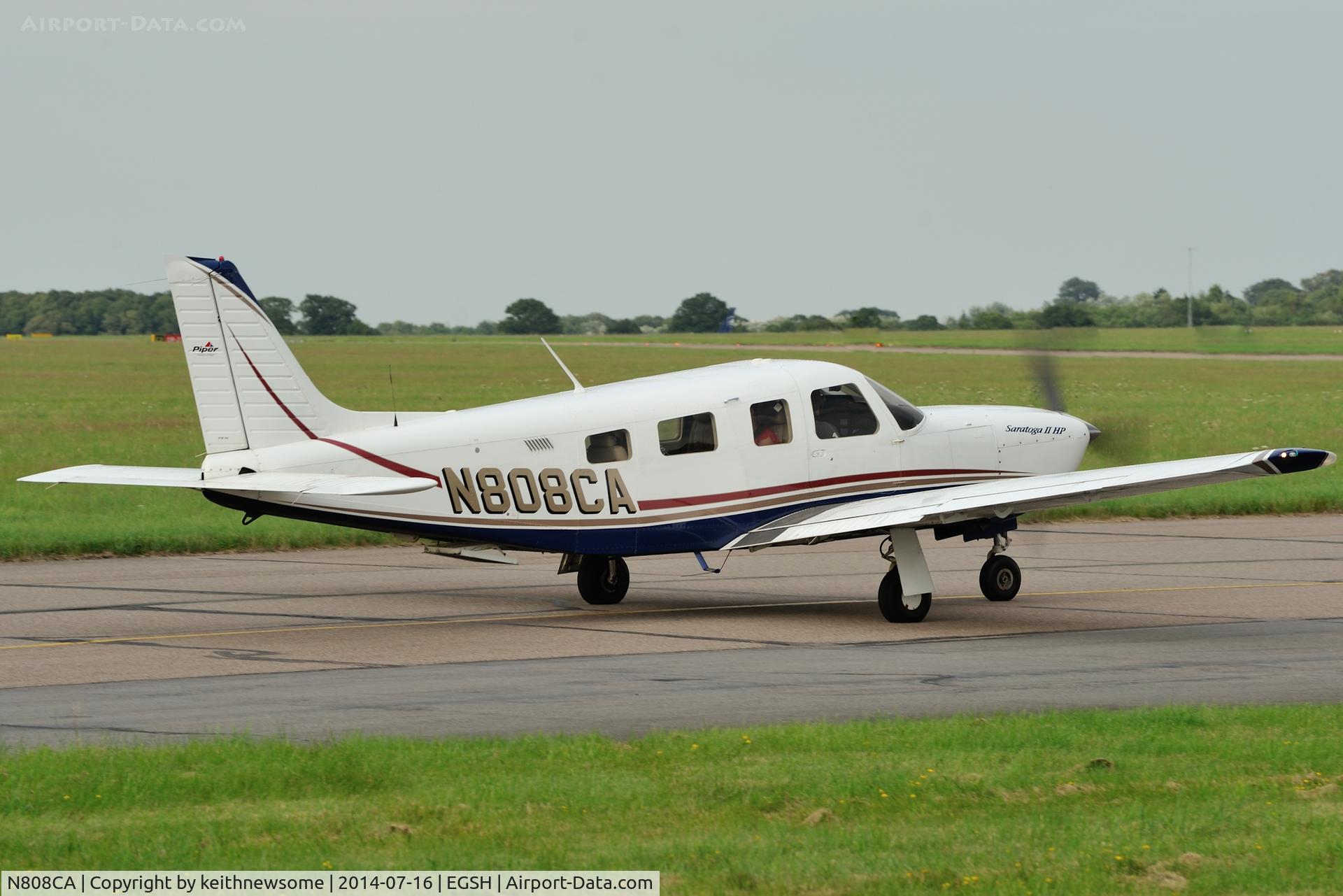 N808CA, 2006 Piper PA-32R-301 Saratoga C/N 3246240, Nice Visitor.
