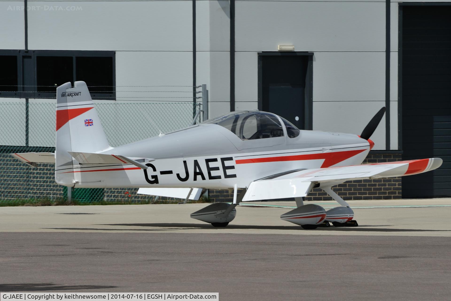 G-JAEE, 2002 Vans RV-6A C/N PFA 181A-13571, Nice Visitor.