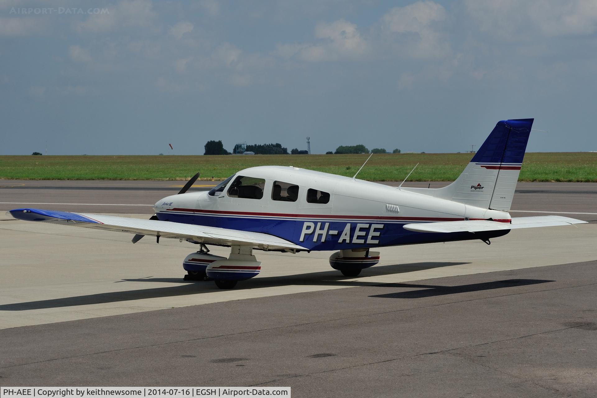 PH-AEE, Piper PA-28-181 Cherokee Archer II C/N 2843076, Nice Visitor.