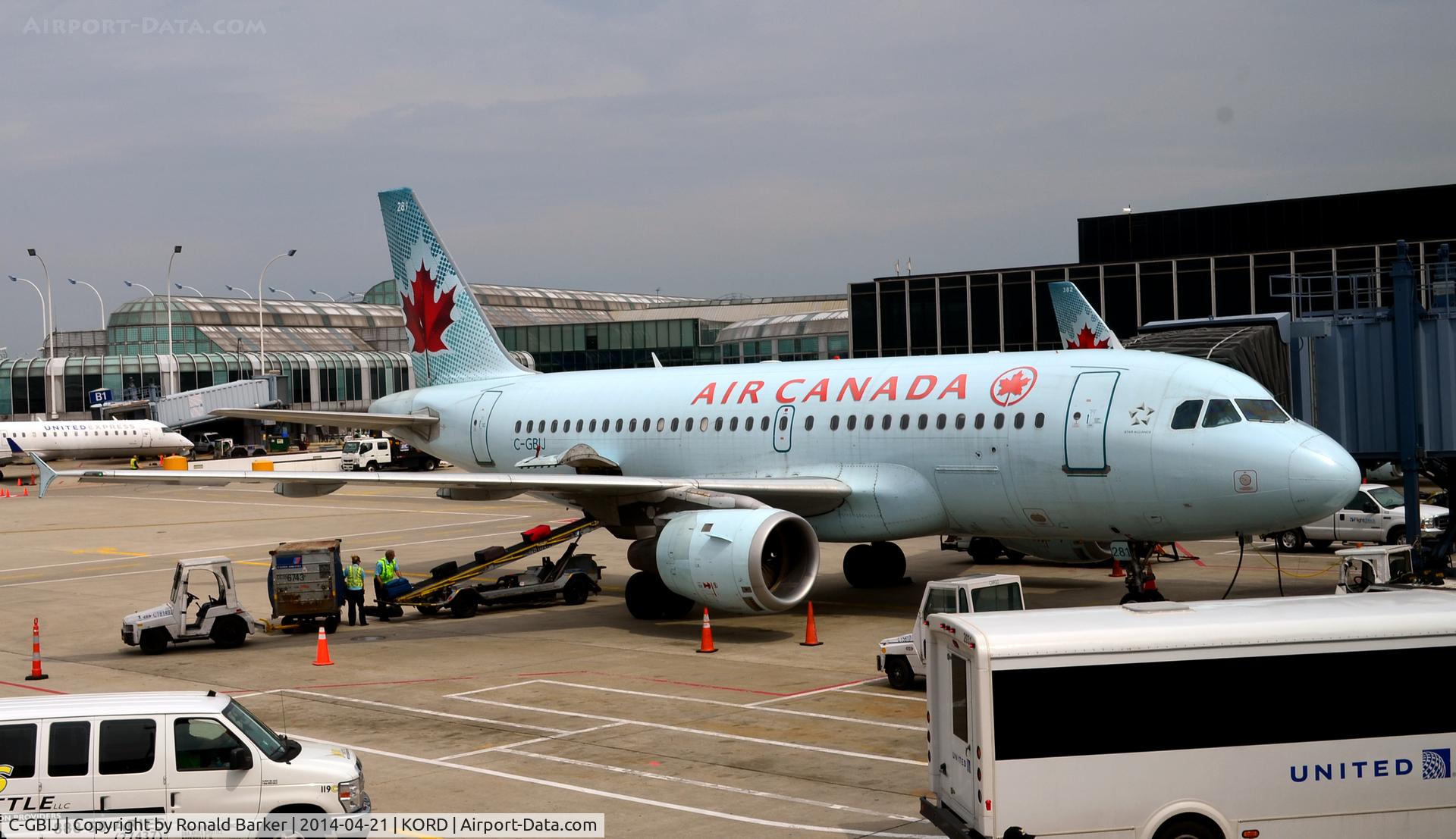 C-GBIJ, 1998 Airbus A319-114 C/N 829, Chicago O'Hare