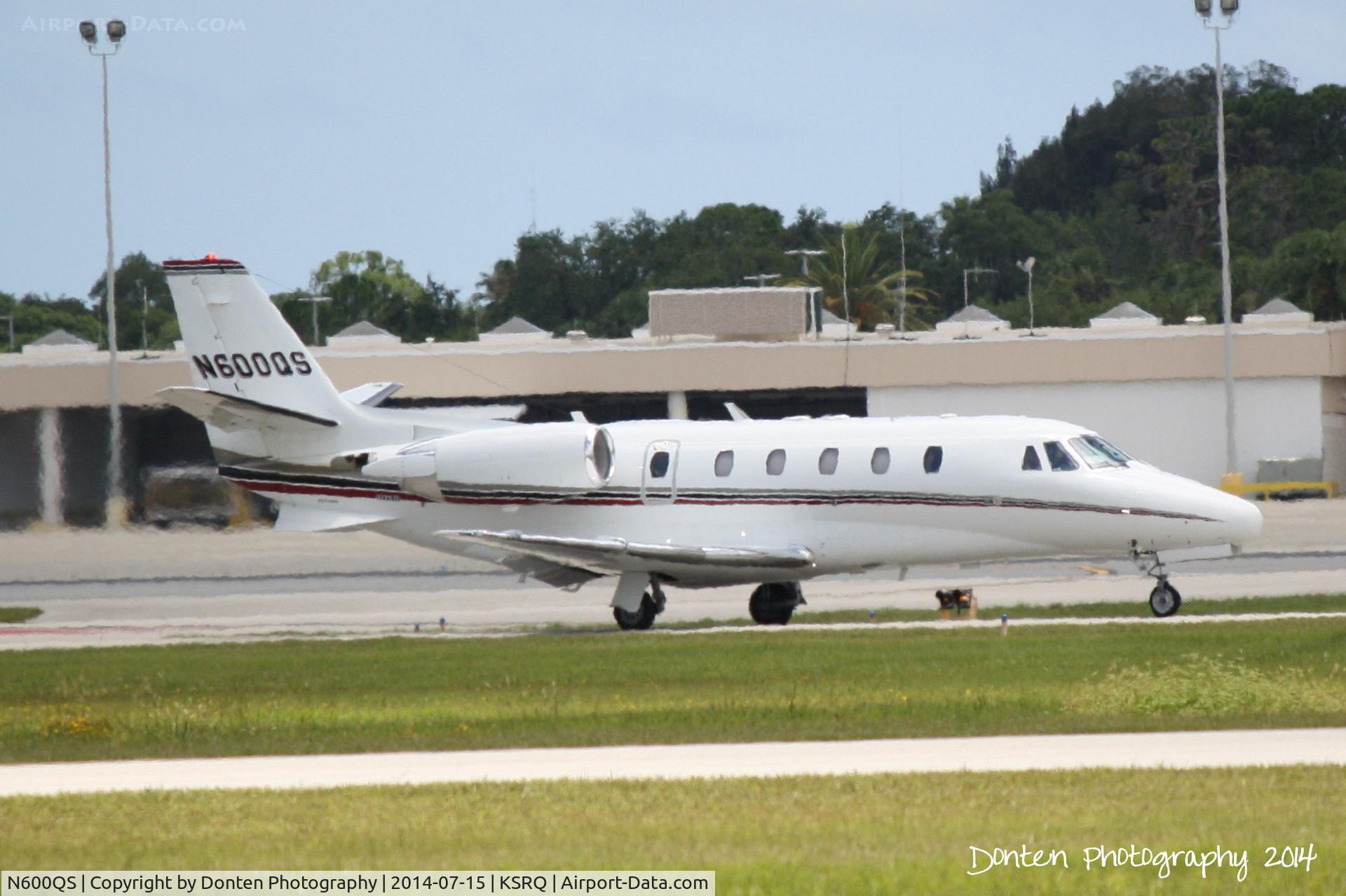 N600QS, 2006 Cessna 560XL C/N 560-5664, ExecJet Flight 600 (N600QS) taxis at Sarasota-Bradenton International Airport