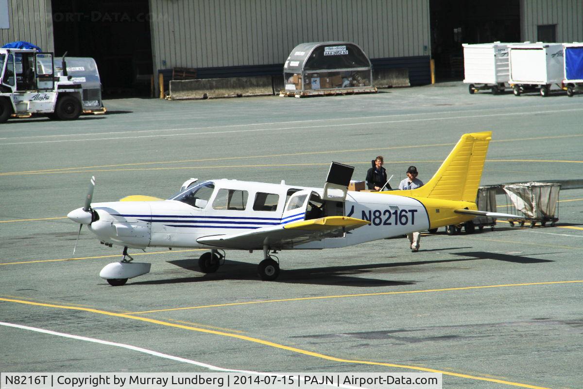 N8216T, 1982 Piper PA-32-301 Saratoga C/N 32-8206037, Being loaded at Juneau, Alaska