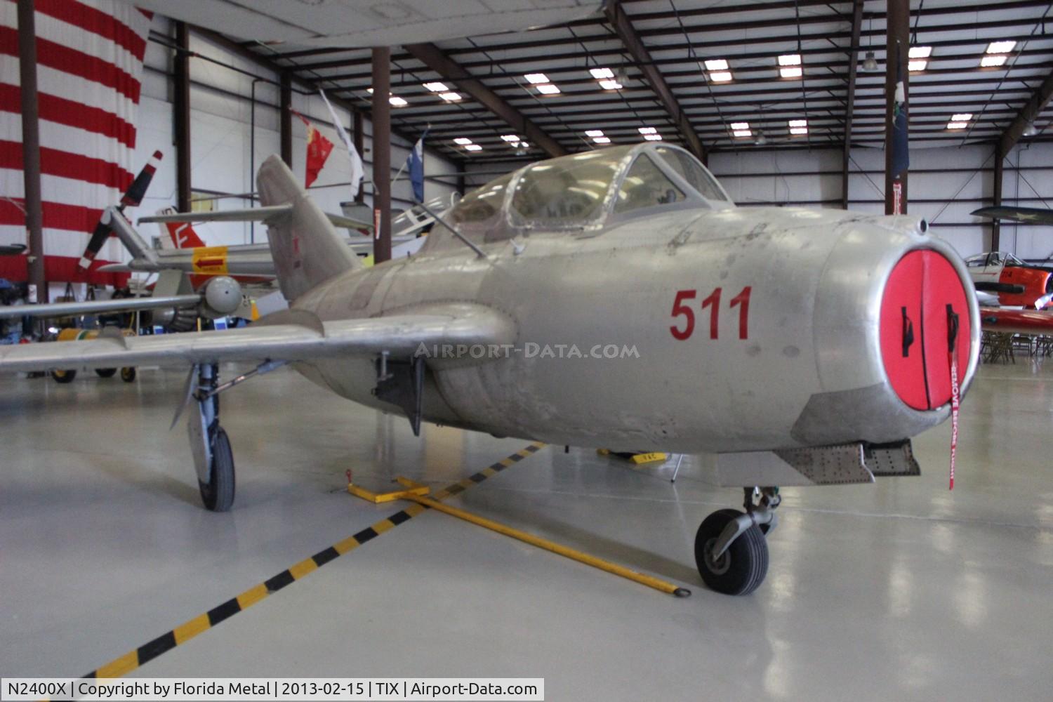 N2400X, 1953 PZL-Mielec SBLim-2 (MiG-15UTI) C/N 1A06027, Mig 15