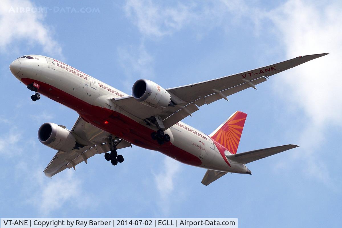 VT-ANE, 2013 Boeing 787-8 Dreamliner C/N 36280, VT-ANE   Boeing 787-8 Dreamliner [36280] (Air India) Home~G 02/07/2014. On approach 27R.