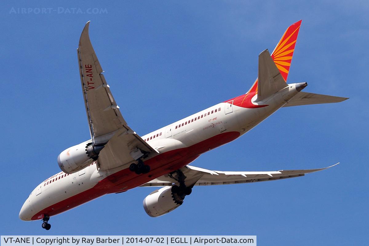VT-ANE, 2013 Boeing 787-8 Dreamliner C/N 36280, VT-ANE   Boeing 787-8 Dreamliner [36280] (Air India) Home~G 02/07/2014. On approach 27R.