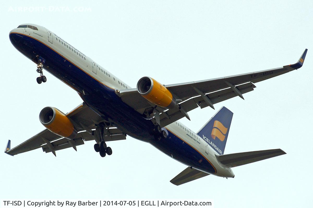 TF-ISD, 1991 Boeing 757-223 C/N 24596, Boeing 757-223 [24596] (Icelandair) Home~G 05/07/2013. On approach 27R.