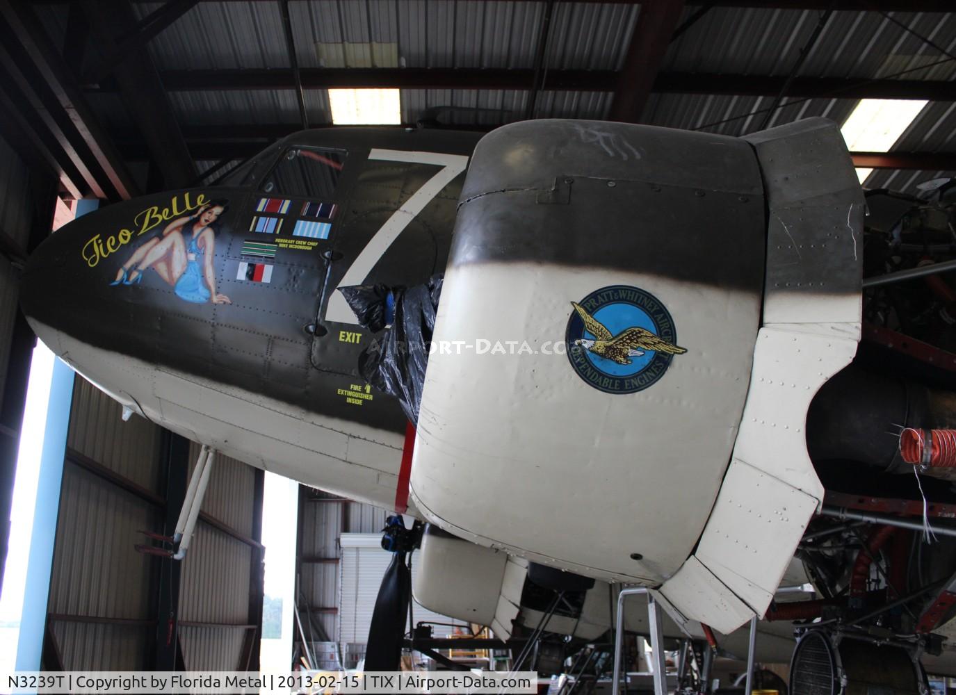 N3239T, 1943 Douglas DC3C-S1C3G (C-47A-65-DL) C/N 19054, C-47 Tico Belle
