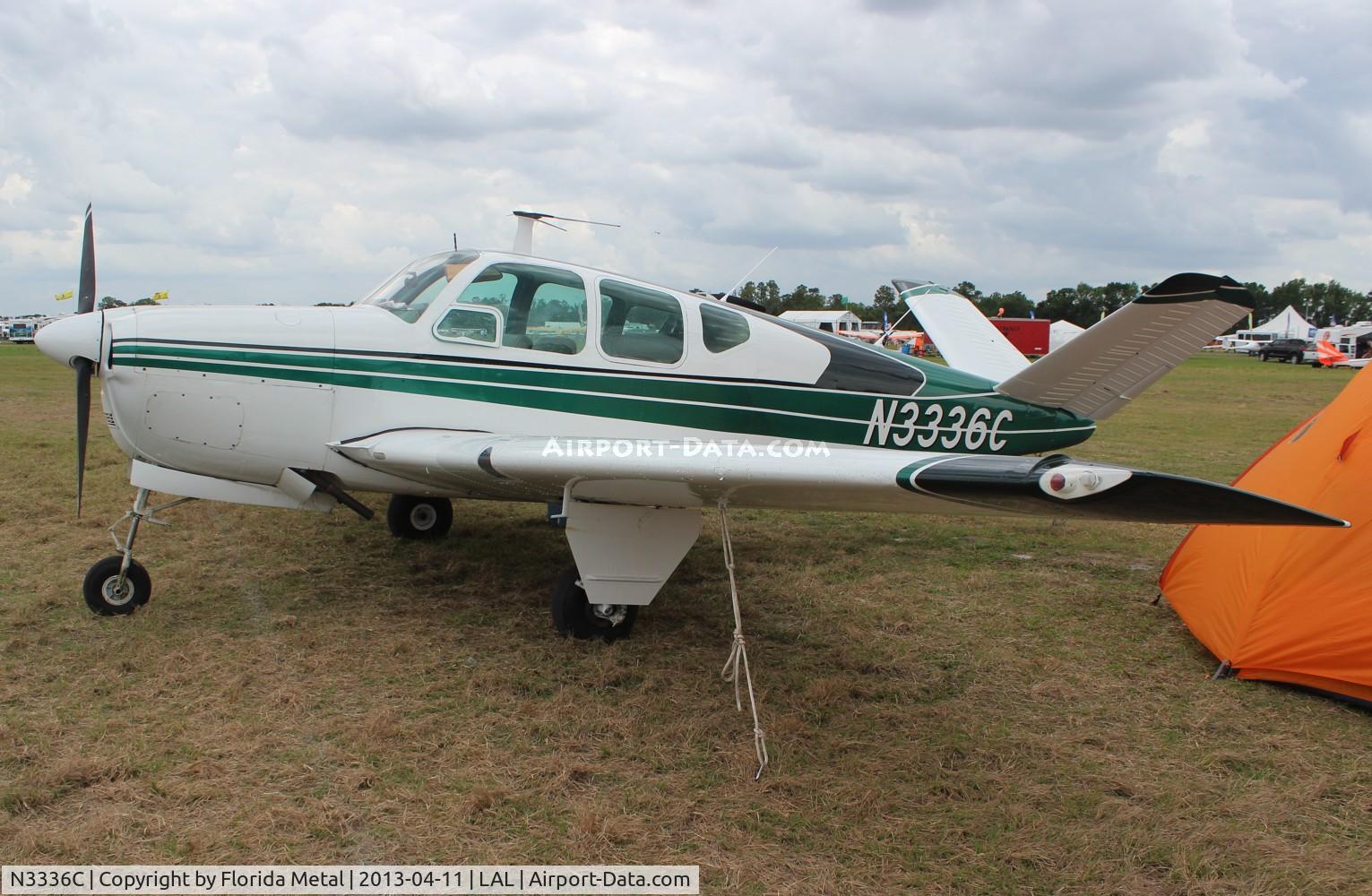 N3336C, 1955 Beech F35 Bonanza C/N D-4002, Beech F35