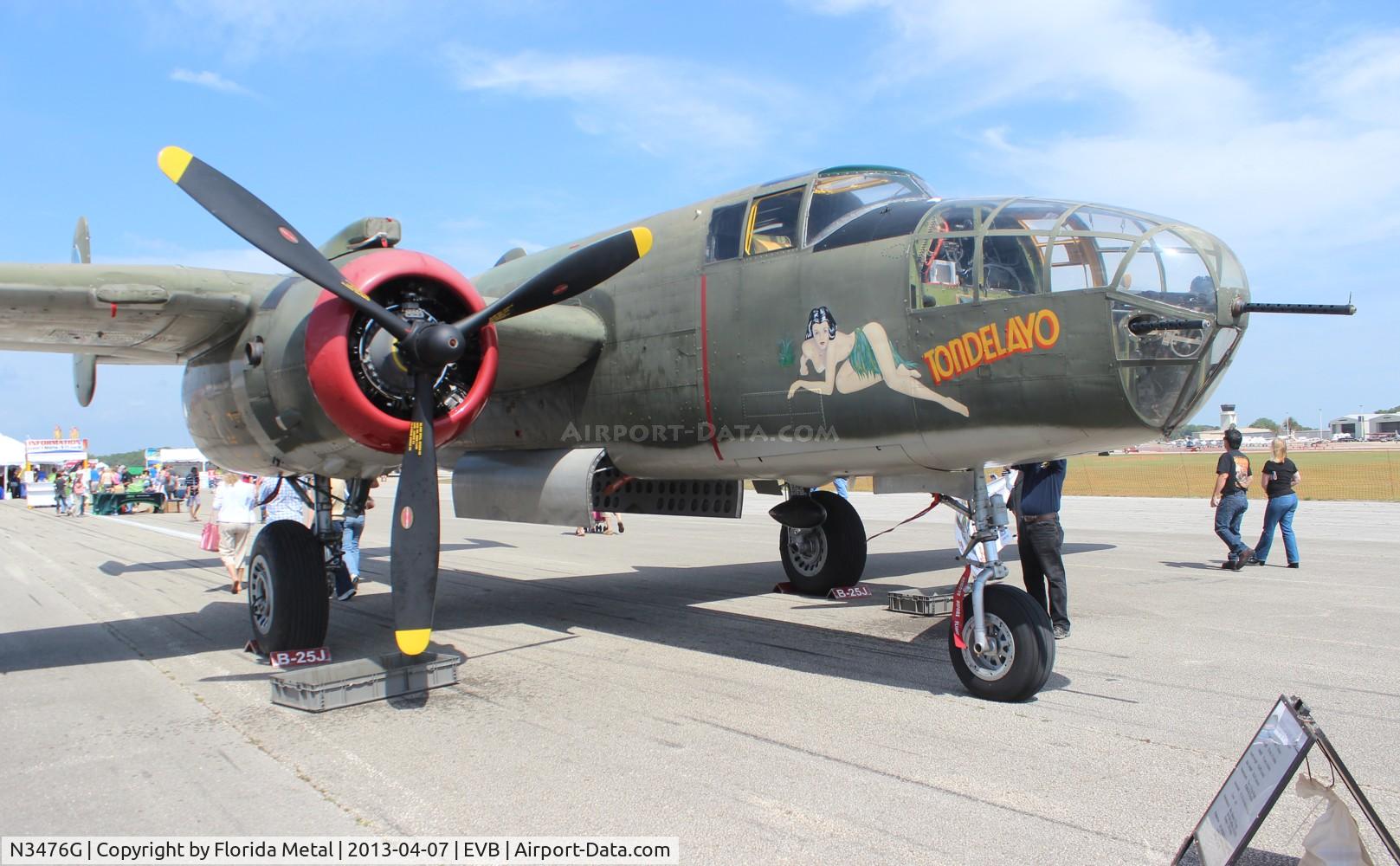 N3476G, 1944 North American B-25J Mitchell C/N 108-33257, B-25 Tondelayo