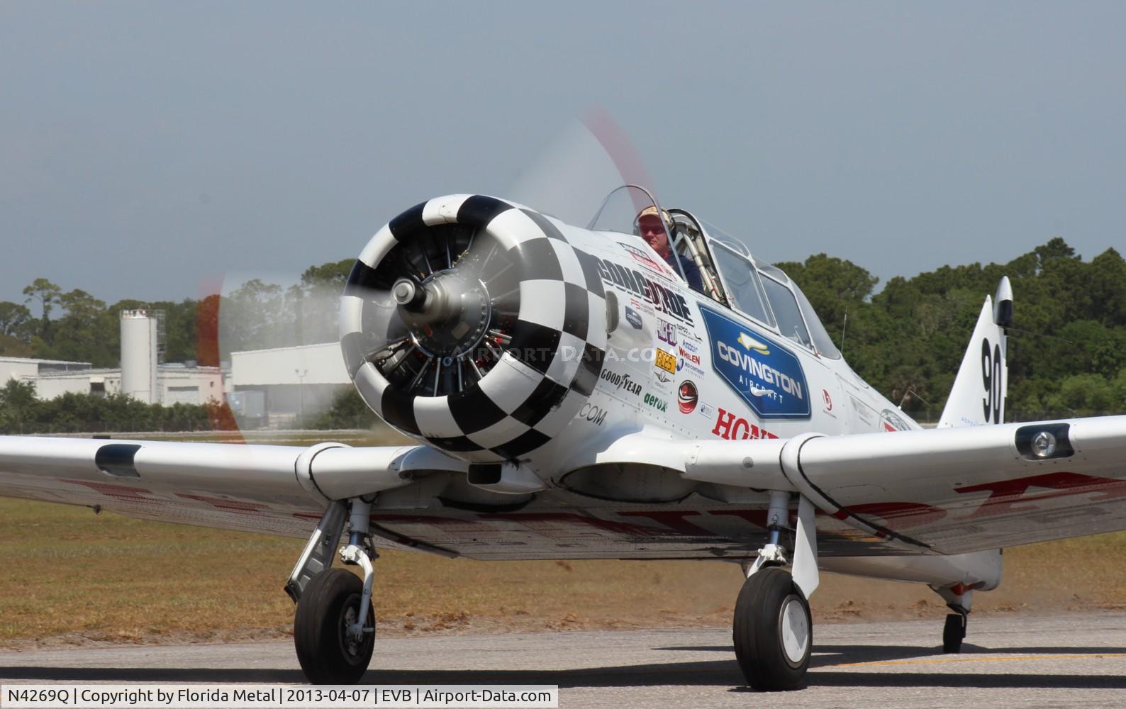 N4269Q, 1953 North American T-6G Texan C/N 197-5, Aeroshell T-6G