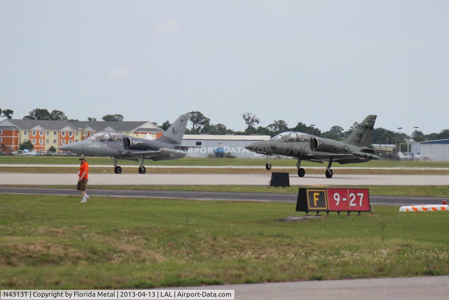 N4313T, 1991 Aero L-39C Albatros C/N 135237, Pair of L-39s taking off