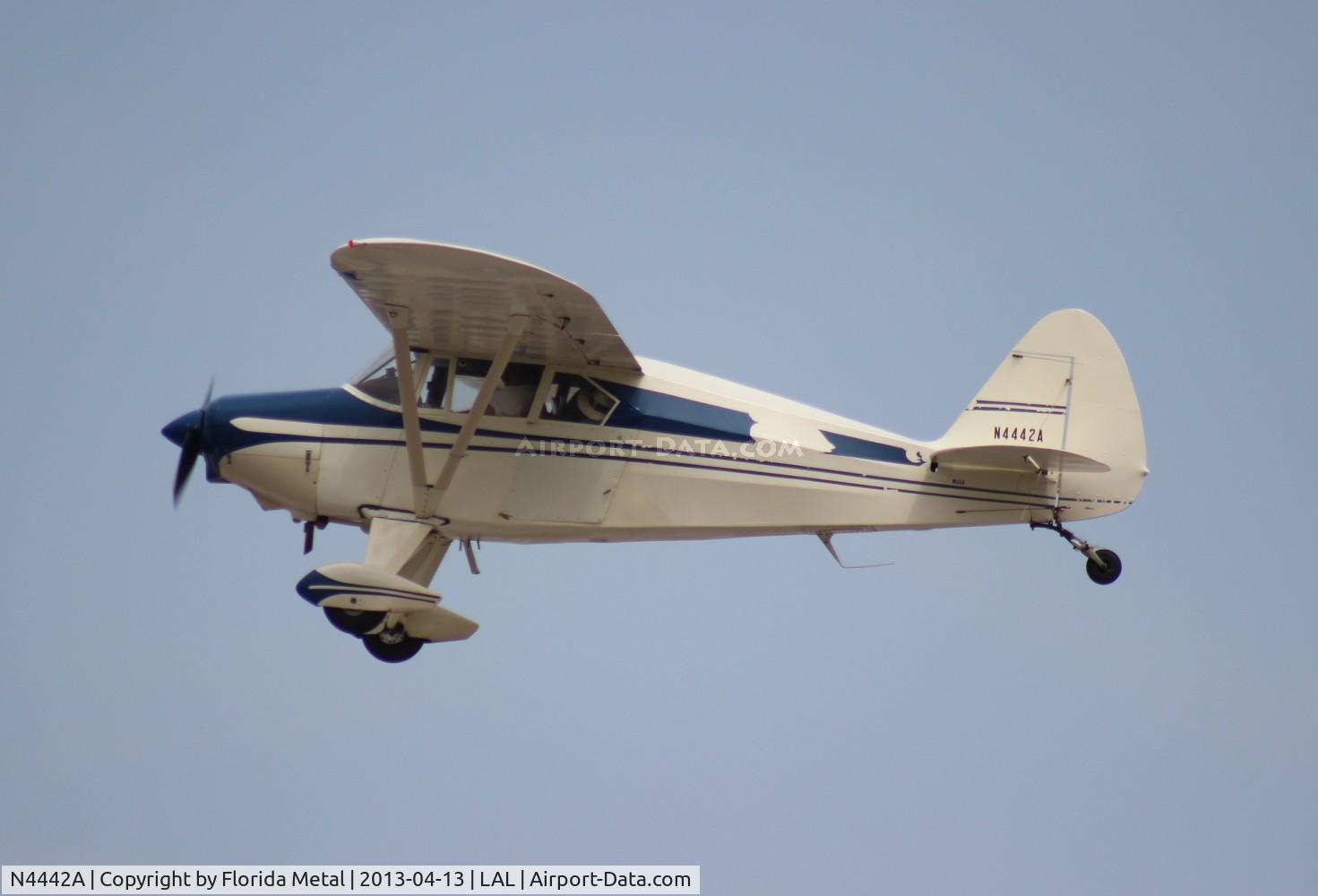 N4442A, 1956 Piper PA-22-150 Tri-Pacer C/N 22-3772, PA-22-150