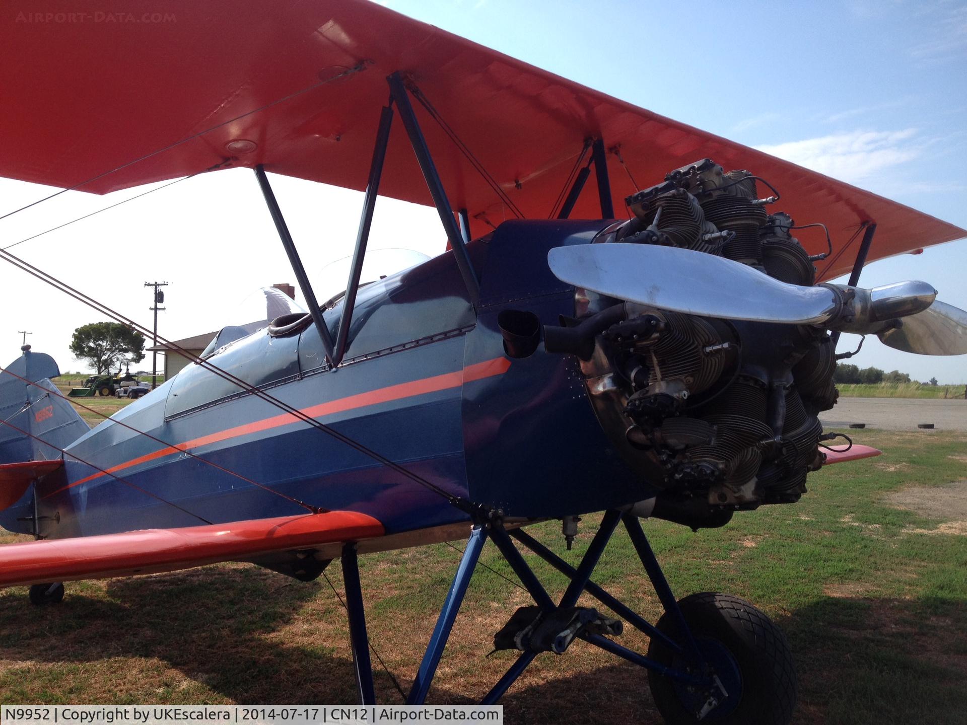 N9952, 1929 Travel Air C-4000 C/N 1150, Beautiful biplane in the morning sun.