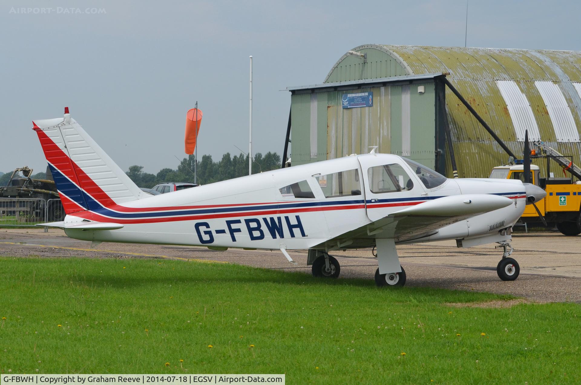 G-FBWH, 1968 Piper PA-28R-180 Cherokee Arrow C/N 28R-30368, Parked at Old Buckenham.