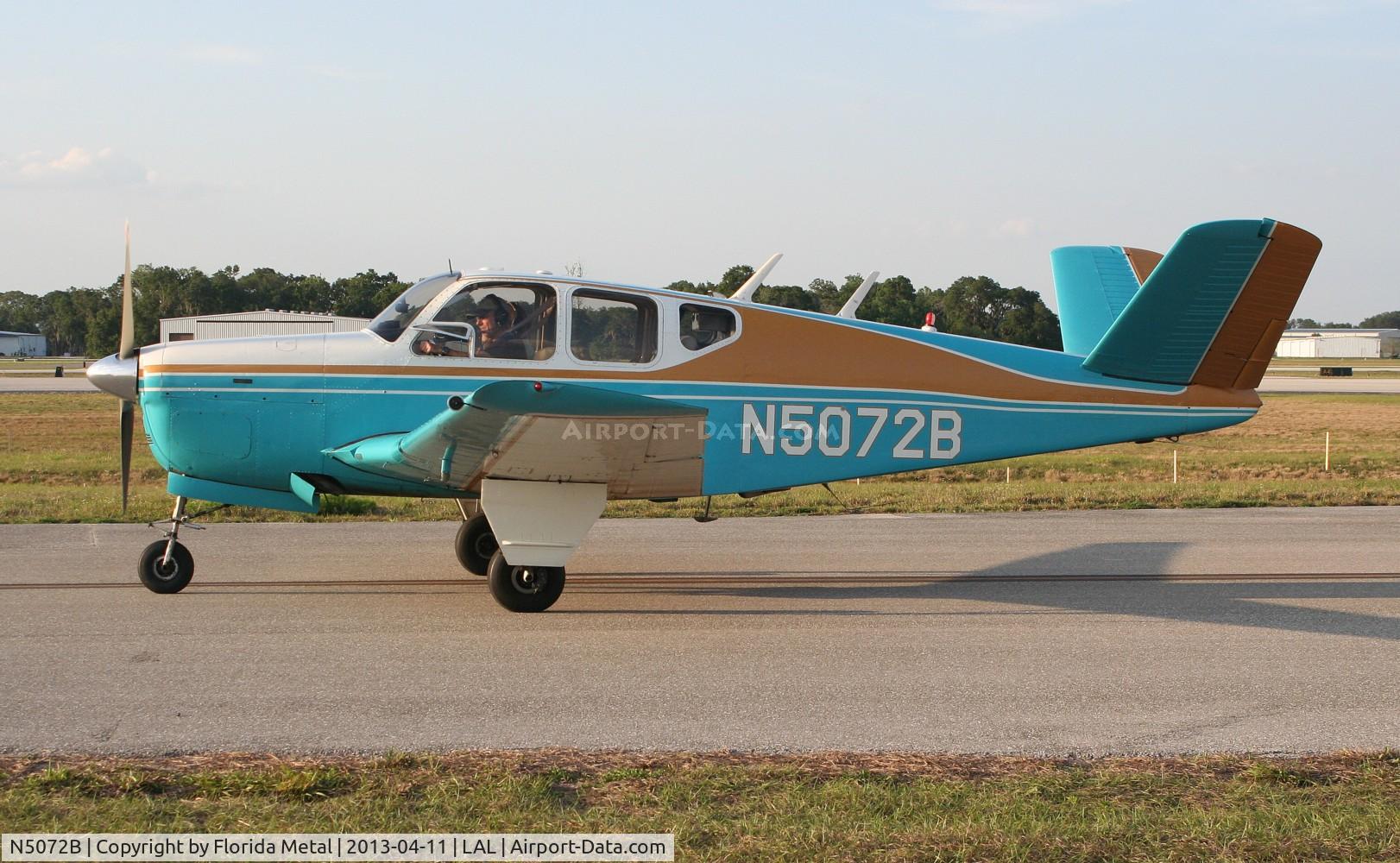 N5072B, 1955 Beech F35 Bonanza C/N D-4359, Beech F35