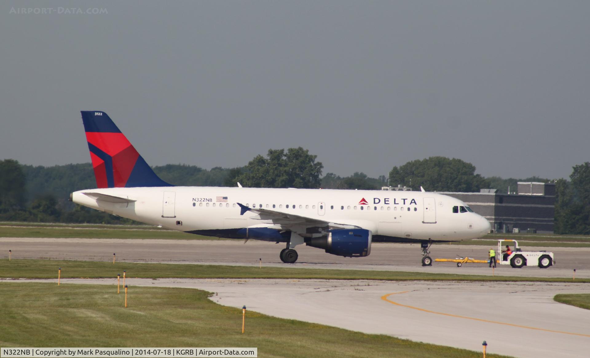 N322NB, 2001 Airbus A319-114 C/N 1434, Airbus A319