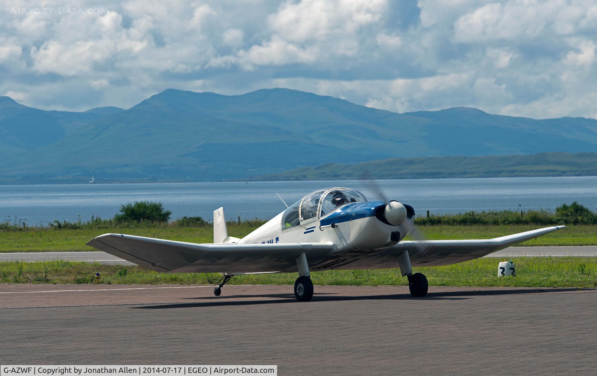 G-AZWF, 1965 SAN Jodel DR-1050 Ambassadeur C/N 130, Arriving at Oban Airport (North Connel).