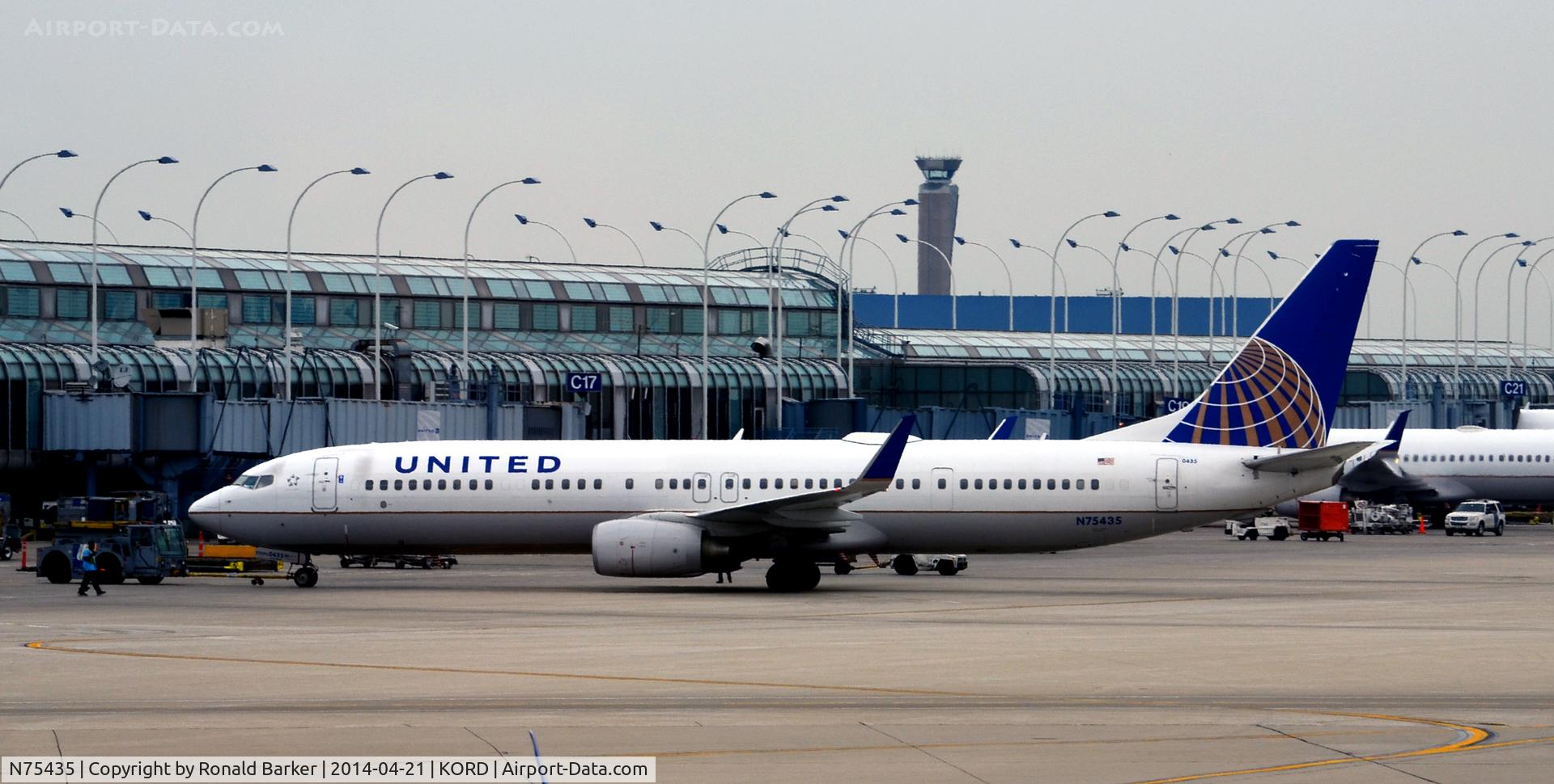 N75435, 2009 Boeing 737-924/ER C/N 33529, Gate C15 O'Hare