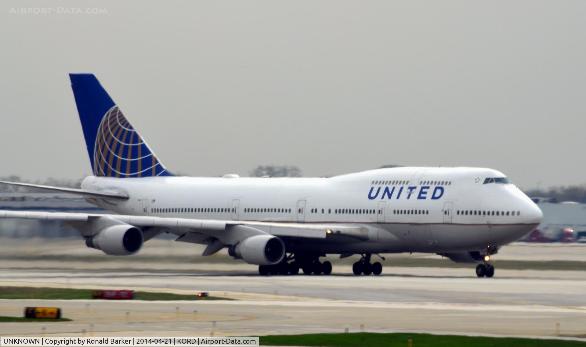 UNKNOWN, Boeing 747 C/N Unknown, United B747 taxi O'Hare