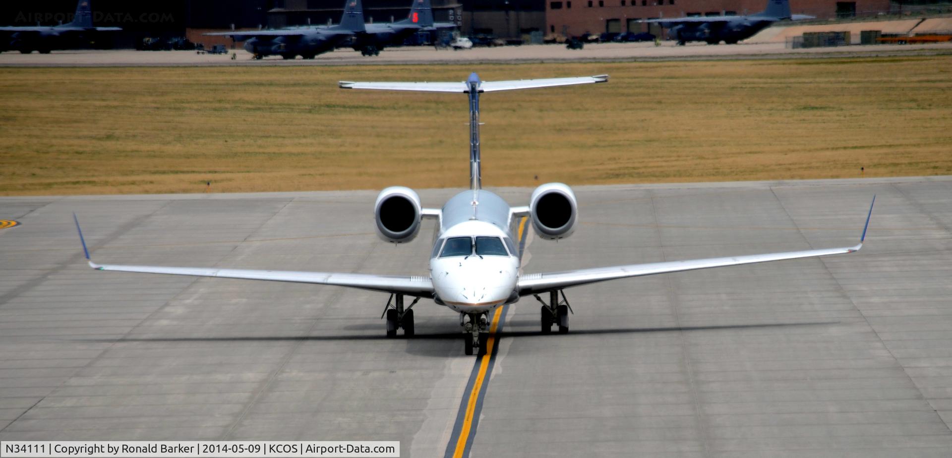 N34111, 2002 Embraer ERJ-145XR (EMB-145XR) C/N 145659, Taxi COS