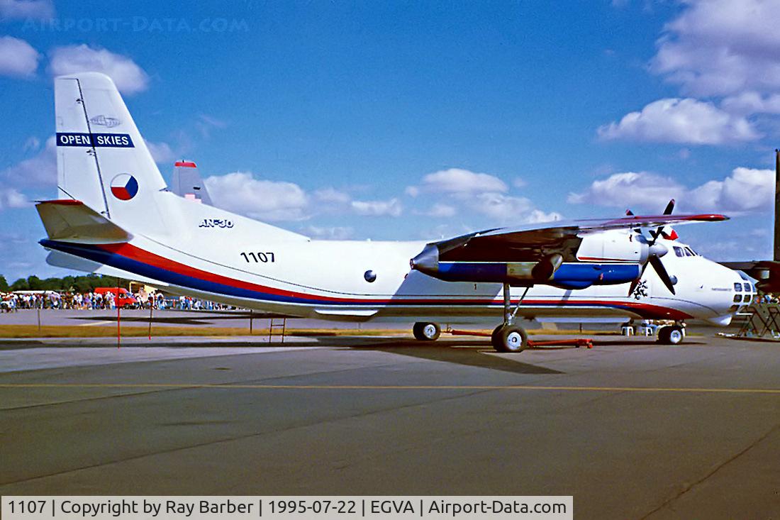 1107, Antonov An-30 C/N 1107, Antonov An-30 [1107] (Czech Air Force) RAF Fairford~G 22/07/1995