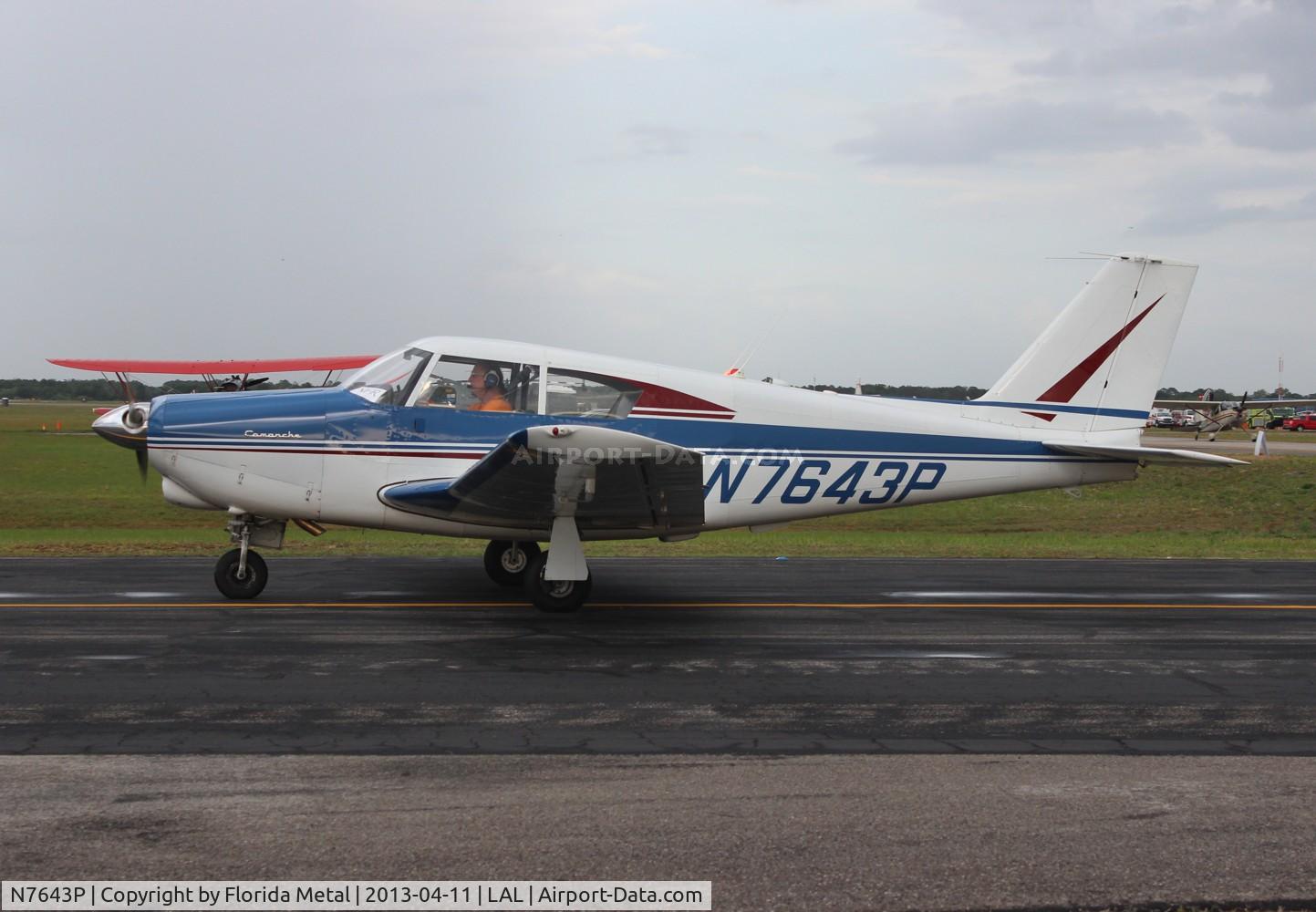 N7643P, 1961 Piper PA-24 C/N 24-2857, Piper PA-24