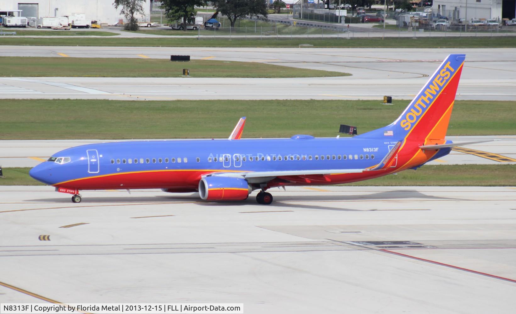 N8313F, 2012 Boeing 737-8H4 C/N 38810, Southwest 737-800