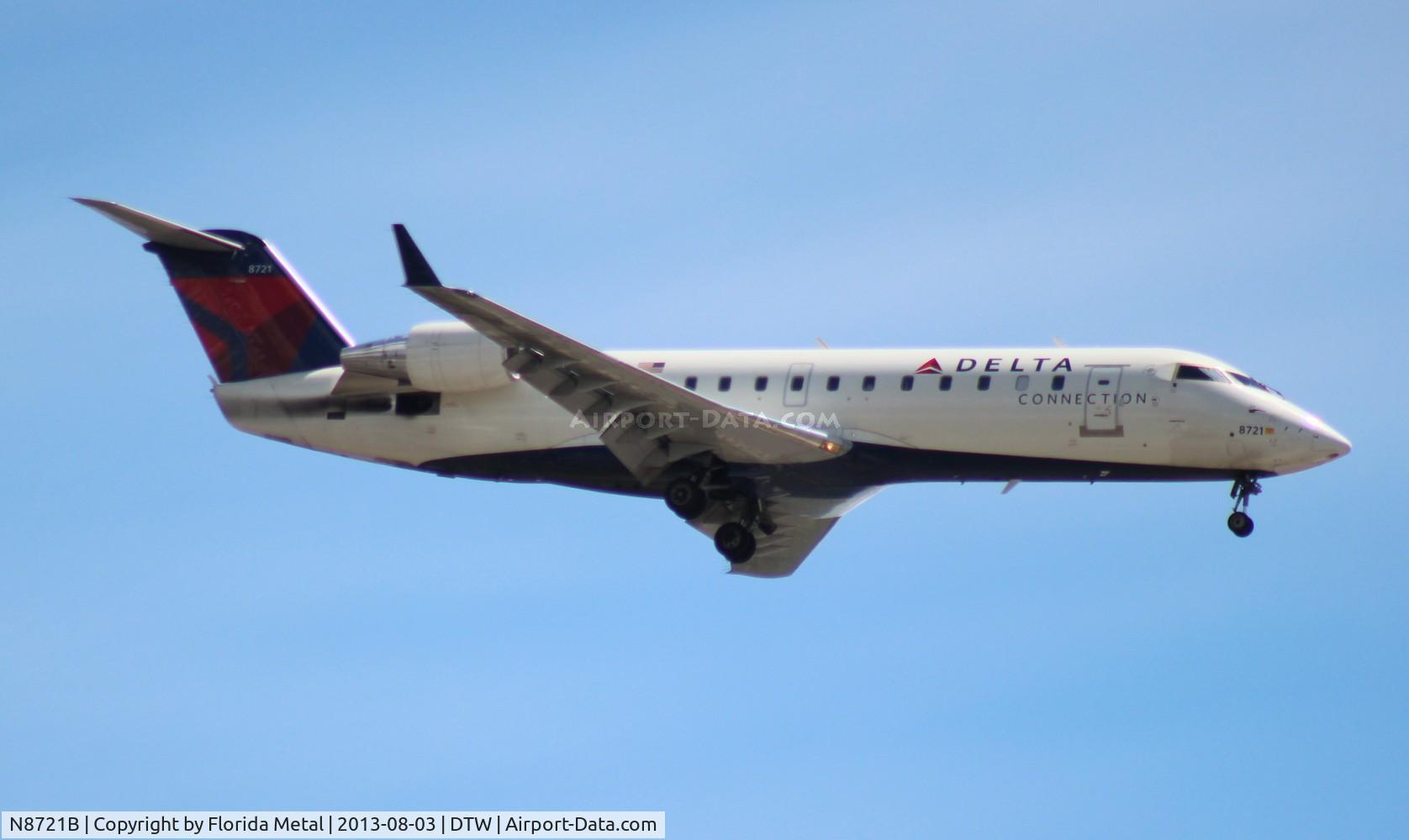 N8721B, 2002 Canadair CRJ-440 (CL-600-2B19) Regional Jet C/N 7721, Delta Connection CRJ-440