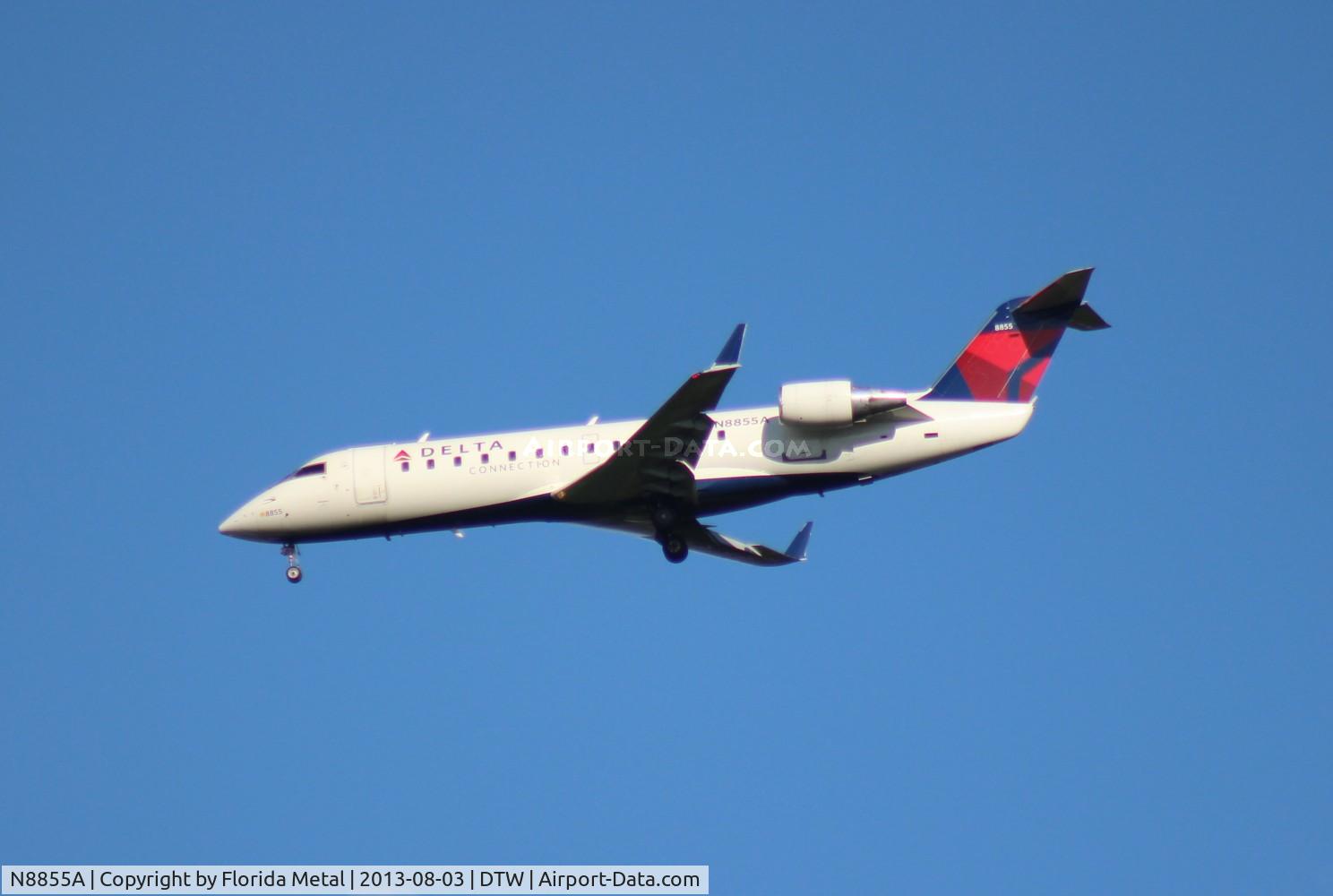 N8855A, 2003 Canadair CRJ-440 (CL-600-2B19) Regional Jet C/N 7855, Delta Connection CRJ-200