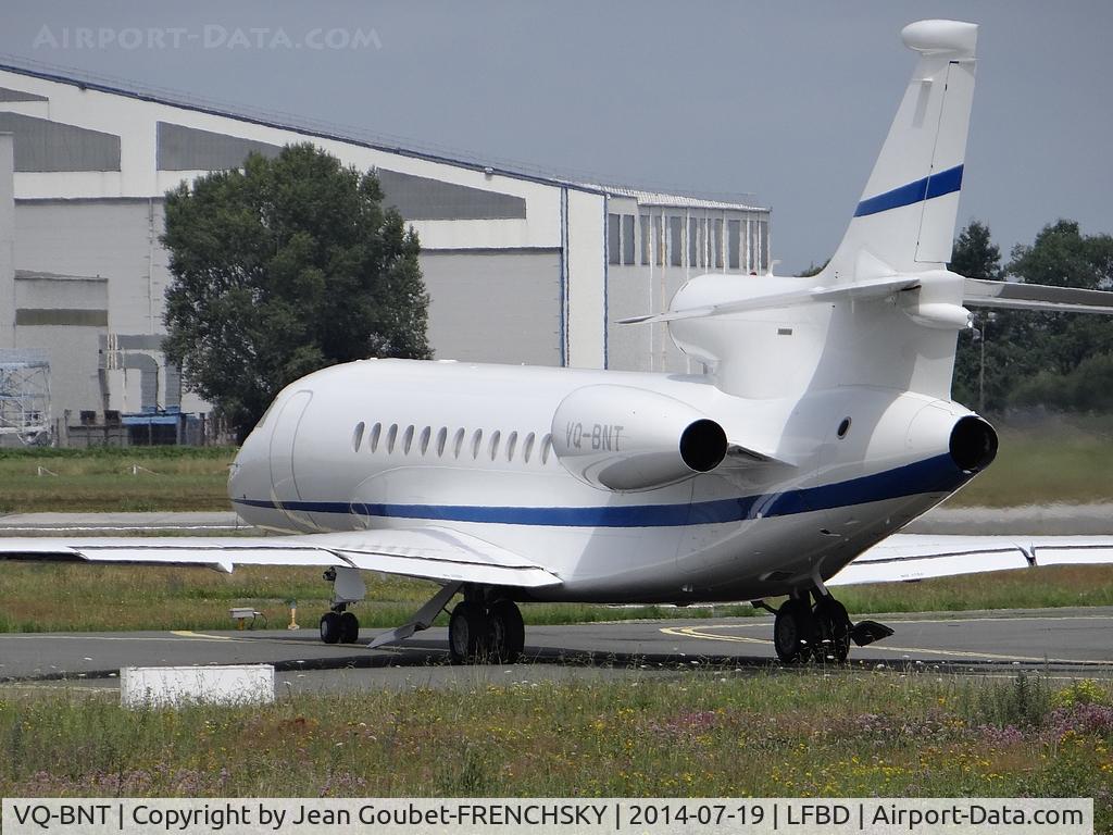 VQ-BNT, 2011 Dassault Falcon 7X C/N 135, Planair Enterprises