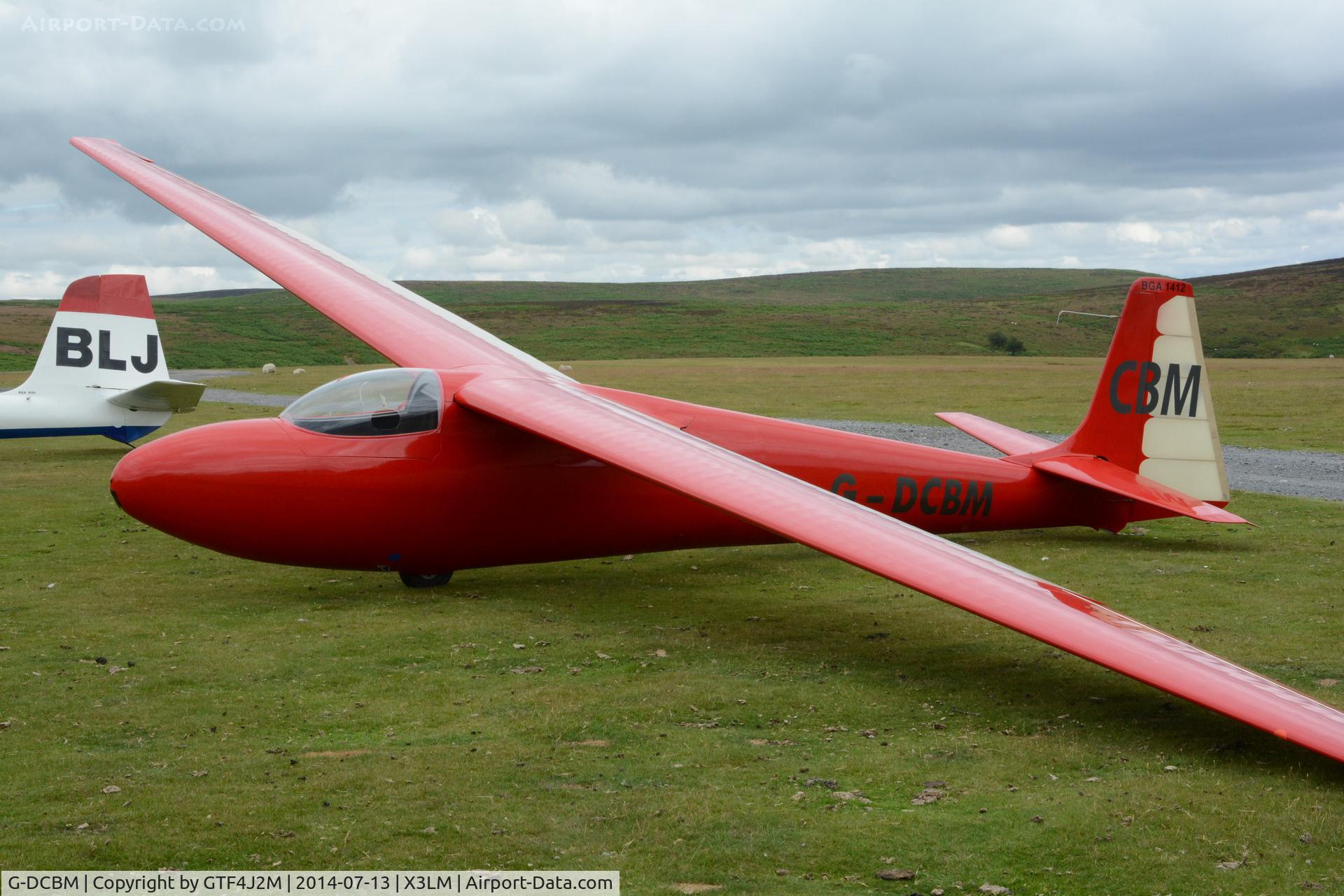 G-DCBM, 1967 Schleicher Ka-6CR Rhonsegler C/N 6607, G-DCBM 'CBM' at Long Mynd 13.7.14