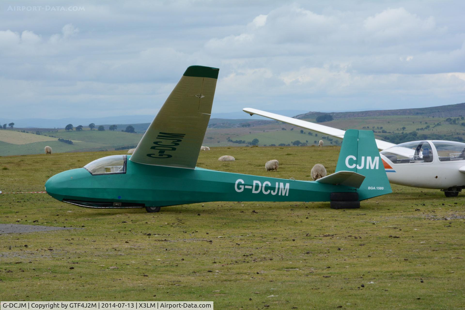G-DCJM, 1970 Schleicher K-8B C/N 8814, G-CDCJM 'CJM' at Long Mynd 13.7.14