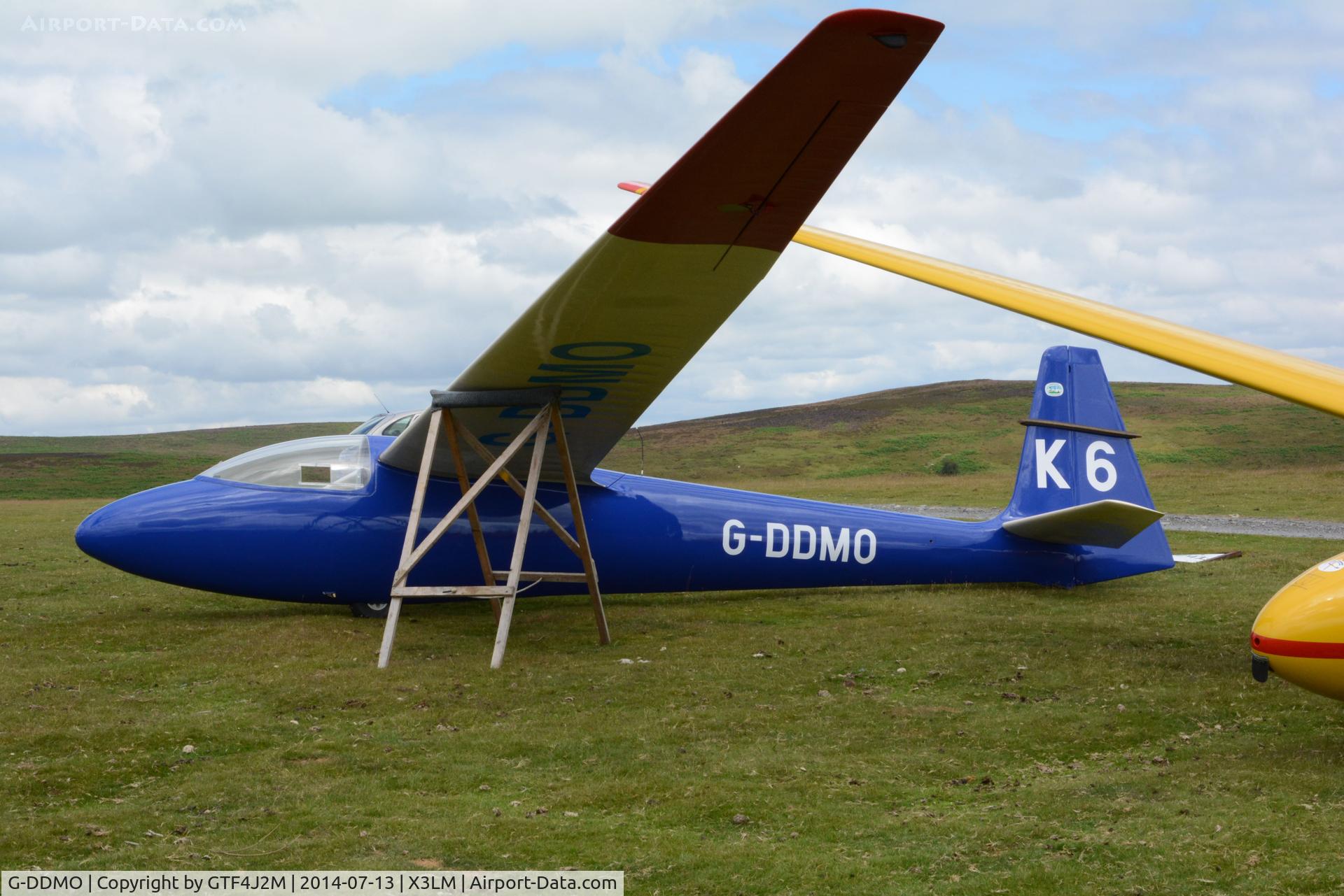 G-DDMO, 1967 Schleicher Ka-6E Rhonsegler C/N 4062, G-DDMO 'K6' at Long Mynd 13.7.14