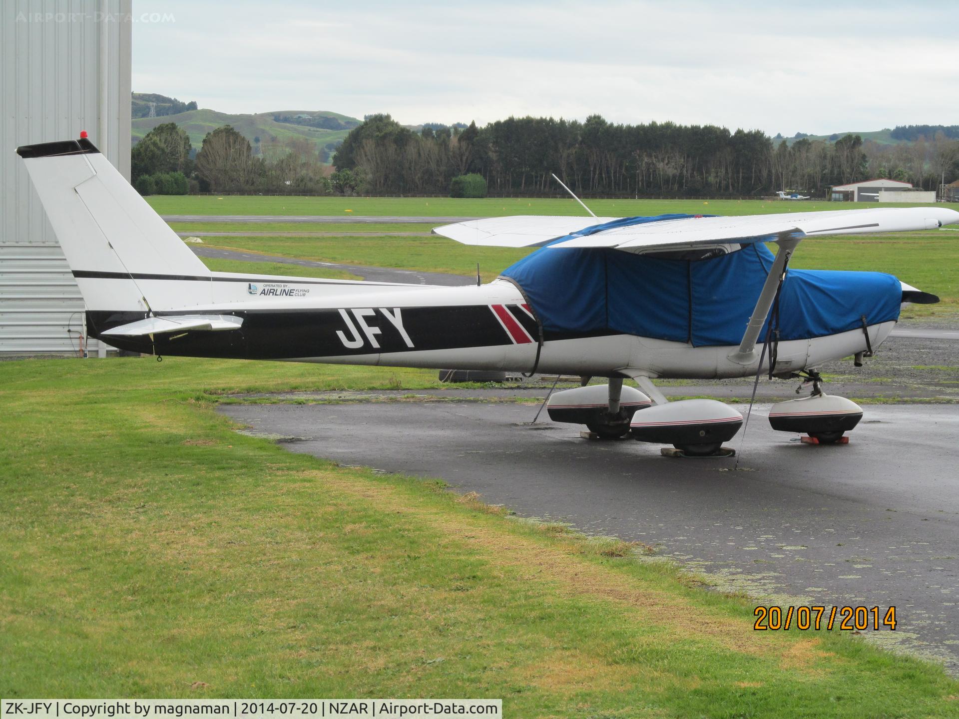 ZK-JFY, Cessna 152 C/N 15284398, resident on holiday