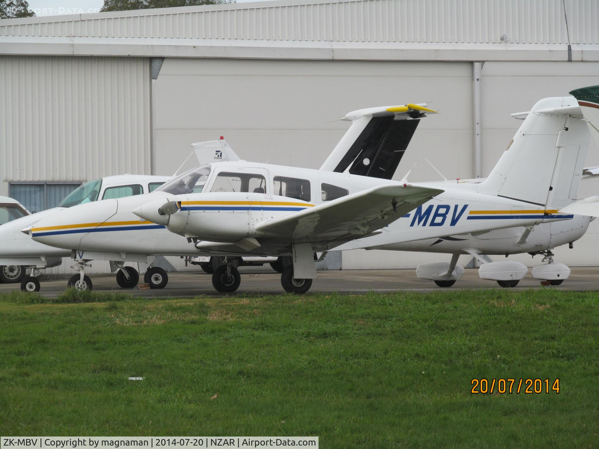 ZK-MBV, Piper PA-44-180 Seminole C/N 44-7995156, new to me at ardmore