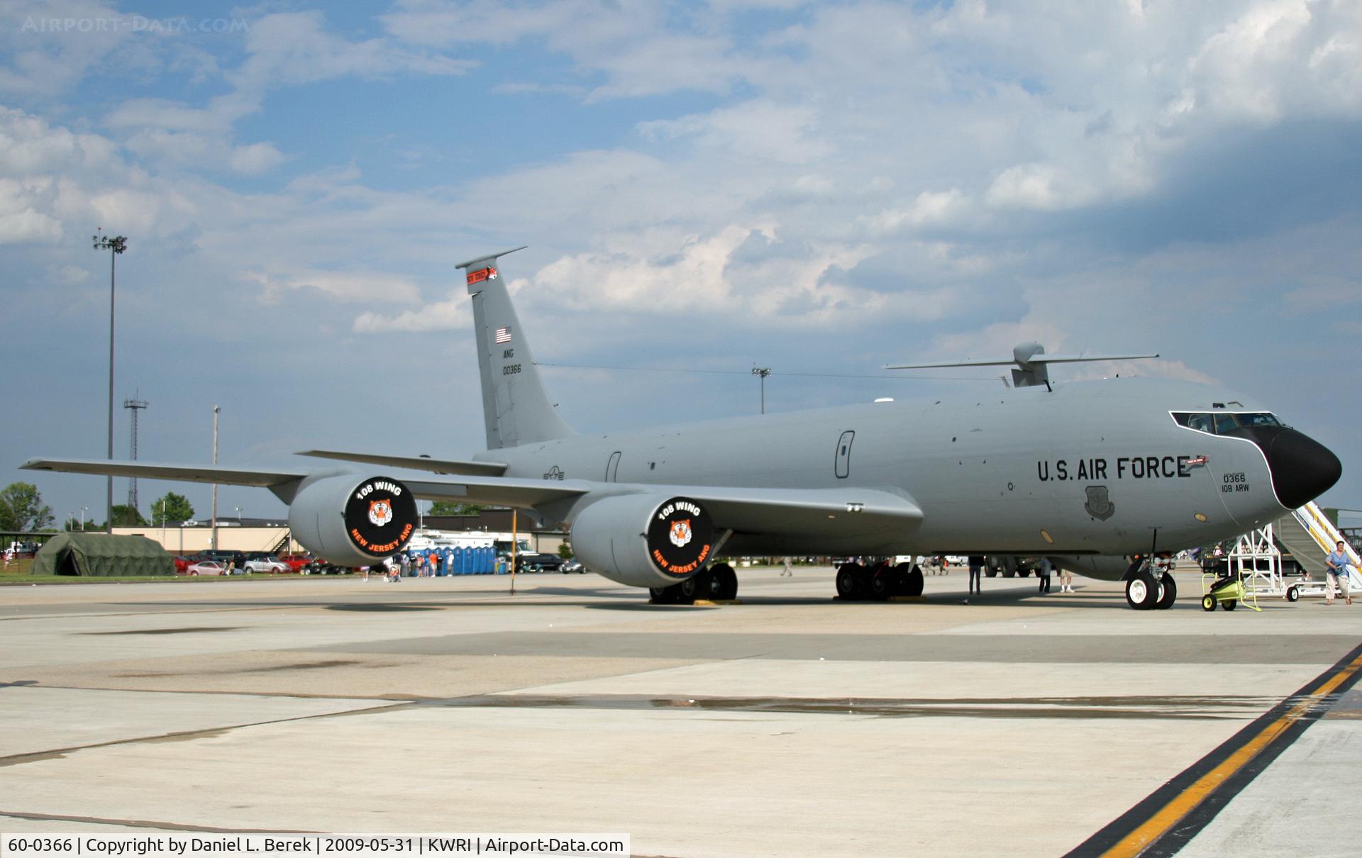 60-0366, 1960 Boeing KC-135R Stratotanker C/N 18141, Static display at the 2009 Maguire Air Force Base Open House