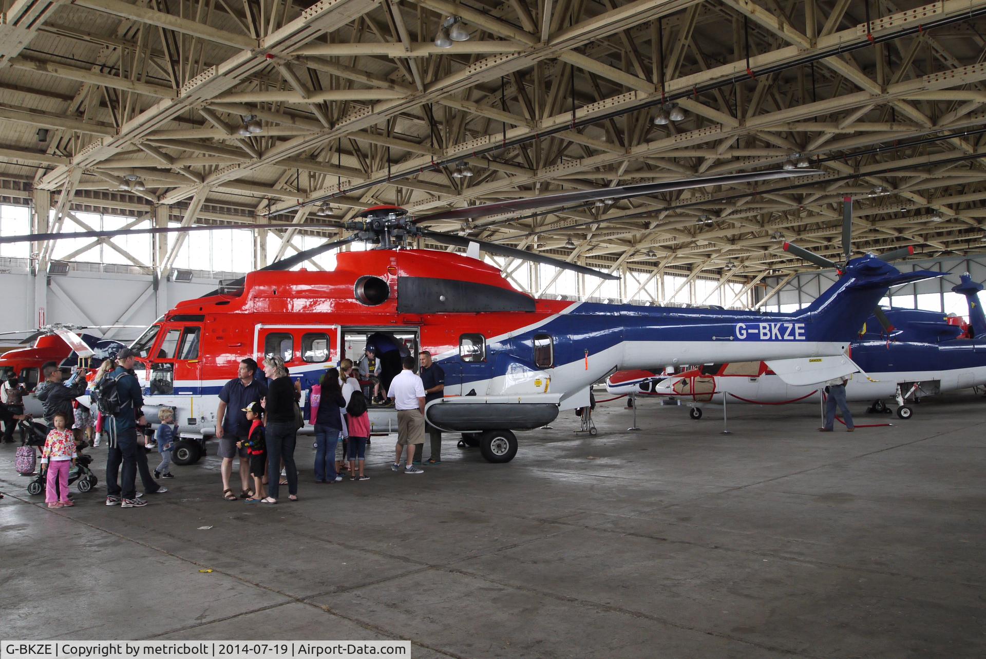 G-BKZE, 1983 Aerospatiale AS-332L Super Puma C/N 2102, At the Boundary Bay Airport Airshow