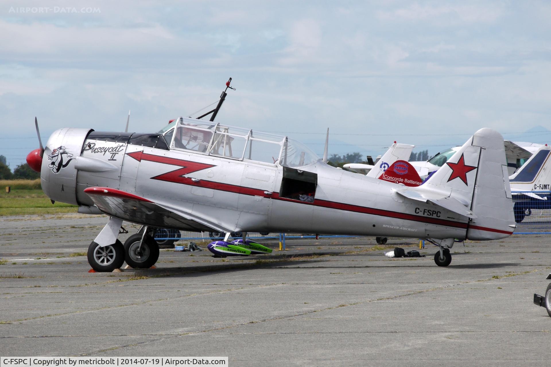 C-FSPC, 1952 Canadian Car & Foundry T-6 Harvard Mk.4 C/N CCF4-145, At the Boundary Bay Airshow