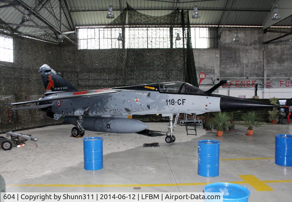 604, Dassault Mirage F.1CR C/N 604, Permantly retired and preserved inside LFBM Air Force Base with still special c/s... Seen during Mirage F1 Farewell Spotterday 2014
