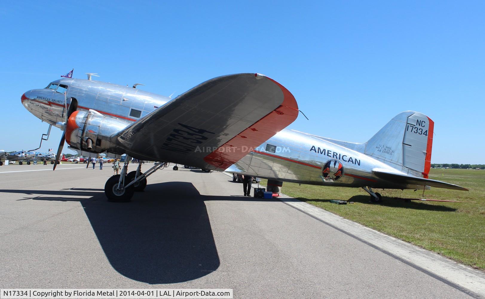 N17334, 1937 Douglas DC-3-178 C/N 1920, 1937 American Airlines Flagship Detroit DC-3