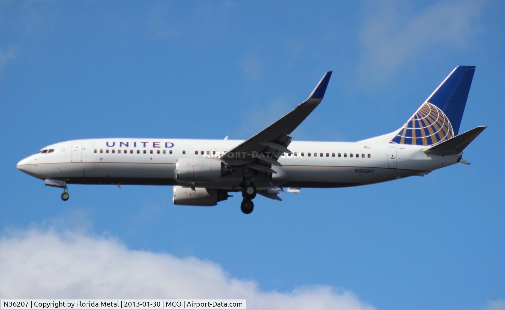 N36207, 2000 Boeing 737-824 C/N 30579, United 737-800