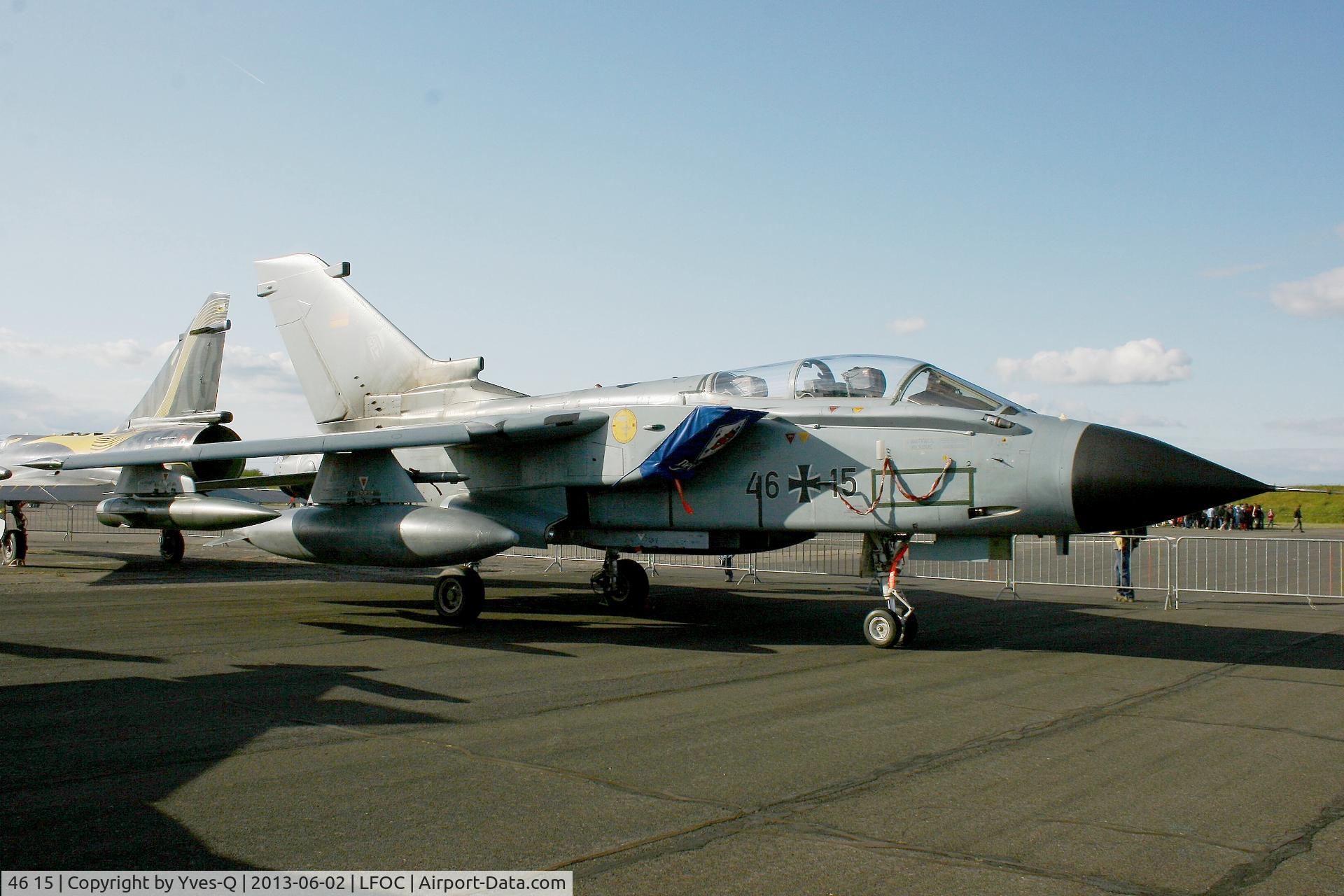 46 15, Panavia Tornado IDS C/N 779/GS248/4315, Luftwaffe Panavia Tornado IDS, Static display, Châteaudun Air Base 279 (LFOC) Open day 2013